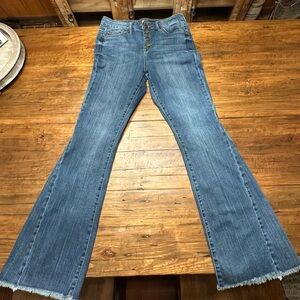 Seven7 Flare Jeans in Classic Blue - Women’s size 12